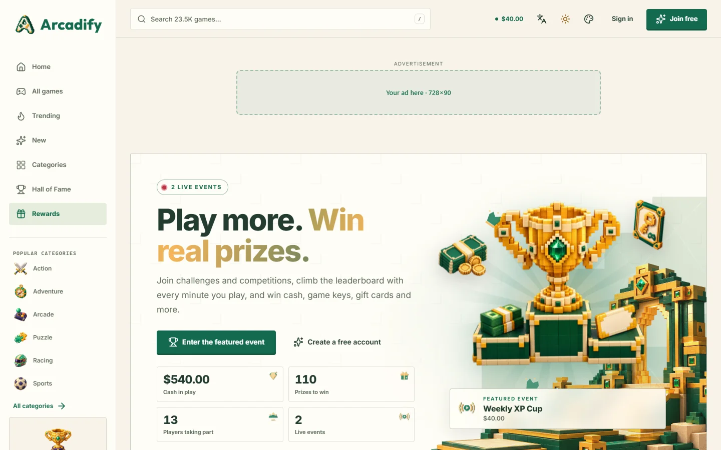 Rewards hub